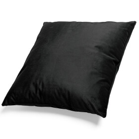 Mikroplyšový povlak na polštář 50x50 cm Černý