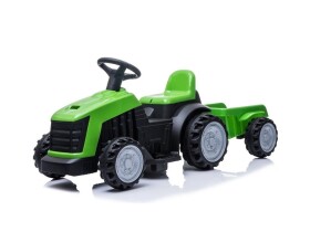 Mamido Dětský elektrický traktor s vlečkou zelený