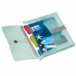 Box na spisy s gumičkou Herlitz easy orga Pastell A4, 4 cm, PP - mint