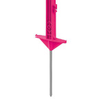 Plastový sloupek pro elektrický ohradník, délka 156 cm, 11 oček, růžový