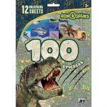 Dinosauři - 100 samolepek s omalovánkovými listy