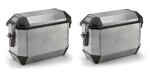 Ala36Apack2 pravý + levý kufr Givi Trekker Alaska celohliníkový stříbrný (boční), objem 2x36 ltr.
