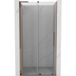 MEXEN/S - Velar L posuvné sprchové dveře 100, transparent, růžové zlato 871-100-003-01-60