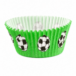 Cake star papírové košíčky na muffiny a cupcakes barevné 50x30 mm 100ks-vzor 1