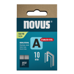 Novus tenké, drátové sponky typ A, 53 F/10 mm, Super Hard, nerezová ocel, 800 ks