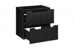 COMAD - Skříňka pod umyvadlo 60cm 2 zásuvky NOVA BLACK 5907611663745