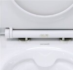 CERSANIT - SET 906 WC CREA CO OVAL VČETNĚ SLIM SEDÁTKA DURAPLAST SOFTCLOSE/JEDNO TLAČÍTKO S701-212