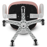 Dětská židle, výškově nastavitelná, růžová síťovina, KA-K1063 PINK