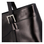 Kožená kabelka Naďa, černá