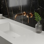 REA - Podomítková umyvadlová baterie LUNGO Diamond Copper + BOX REA-B0540