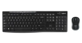 Logitech Wireless Combo MK270 černá / Bezdrátová sada klávesnice a myši / IT verze (920-004512)