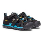 Dětské sandály SEACAMP II CNX, black/keen yellow, Keen, 1025141/1025128/1025108, černá - 24