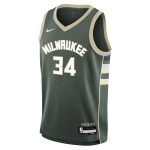 Nike Dětský dres Milwaukee Bucks NBA Giannis Antetokounmpo #34 Swingman Zelená (YOUTH)