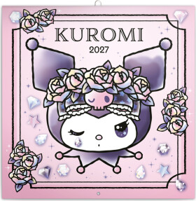 Kalendář 2027 poznámkový: Kuromi , 30 x 30 cm