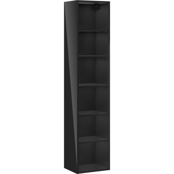 MEXEN - Box-A skříňka vysoká - sloup 35, černá lesk 91AX1-1600-300-1-70