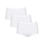 Dámské kalhotky 3 pack Basic maxi white - Sloggi bílá 4XL
