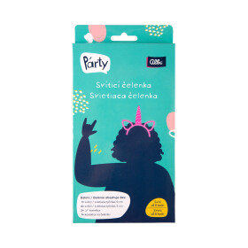 Svítící čelenka jednorožec - Albi