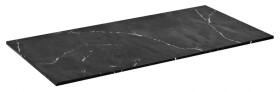 SAPHO - SKARA deska Rockstone 91,2x12x46cm, 0598 black attica CG026-0598