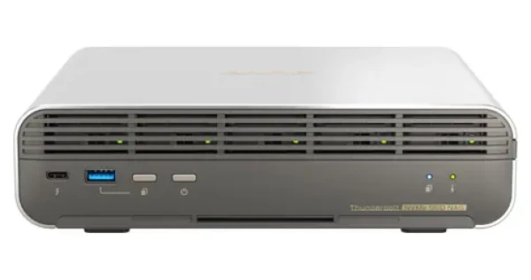 QNAP TBS-h574TX-i5U-16G / NAS / Intel Core i5-1235U / 16GB RAM / 5x E1.S / 2x Thunderbolt 4 / 2,5GbE + 10GbE (TBS-h574TX-i5U-16G)
