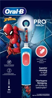 Oral-B Vitality D103 Kids Spiderman / Elektrický dětský zubní kartáček / oscilační / 2 režimy / časovač (772768)