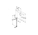 KLUDI - X1 Umyvadlová baterie, chrom 322980575