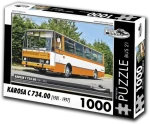 RETRO-AUTA Puzzle BUS č.21 KAROSA C 734.00 (1981 - 1997)