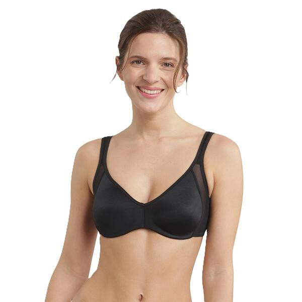 Dámská zmenšující podprsenka s kosticemi DIM GENEROUS MINIMIZER BRA - DIM - černá 90 D