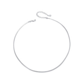 Elenys stříbrný náhrdelník Choker pozlacený bílým zlatem