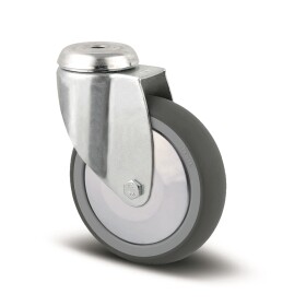Tente Přístrojové kolečko 75 mm,otočné 701