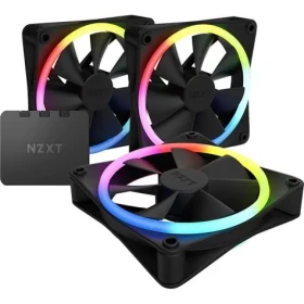 NZXT F120 RGB DUO 3ks černá / 120mm / Fluid Dynamic Bearing / 1800 RPM / 48.58 CFM / 4-Pin PWM (RF-D12TF-B1)