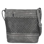 Stylová dámská crossbody kabelka Teri, šedá