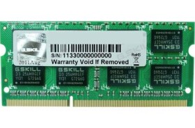 G.Skill SO-DIMM DDR3L 4GB / 1x4GB / SO-DIMM / DDR3 / 1600MHz / CL9-9-9-28 / 1.35V (F3-1600C9S-4GSL)