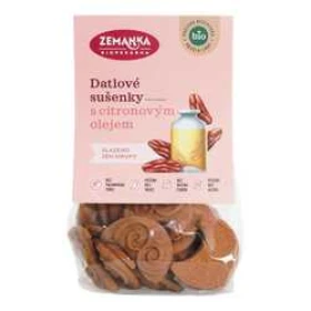 Biopekárna Zemanka Datlové bio sušenky s citronovým olejem 100g BIO
