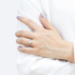 LUNICA Zásnubní stříbrný prstýnek IDA Velikost prstenu: 9 (EU: 59-61) 0601_9