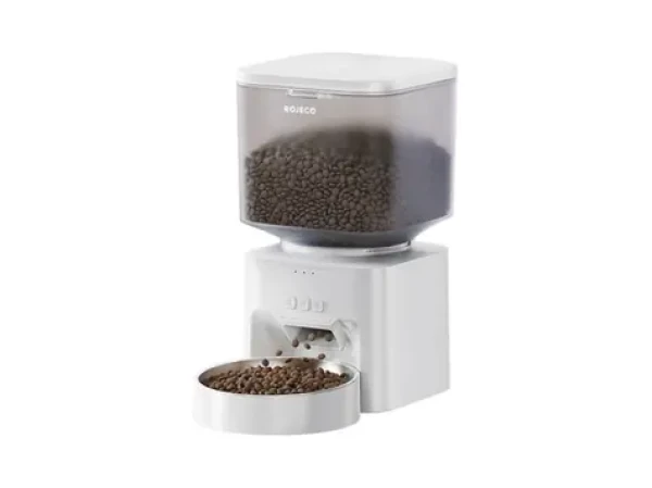 Rojeco Automatické krmítko pro zvířata WiFi verze Sin 4,5l bílá (RWSQMFWFO-DP)