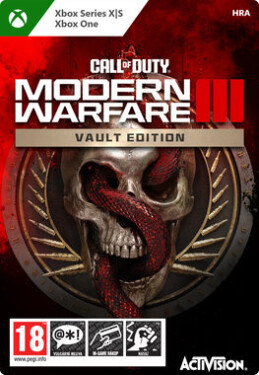 XSX Call of Duty: Modern Warfare III - VE / Elektronická licence / Akční / Angličtina / od 18 let / Hra pro Xbox Series (G3Q-02079)