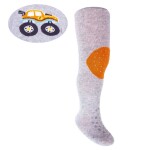Yo dětské protiskluzové punčocháče pro zdravé lezení a první krůčky - chlapecké - šedé-offroad, velikost: 68-74