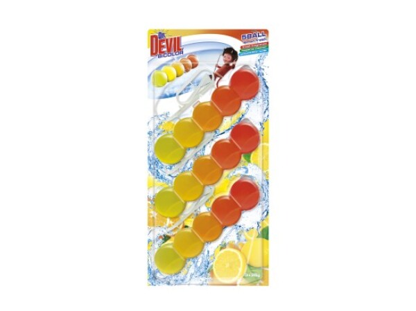 Dr.Devil BiCOLOR WC 5Ball Lemon fresh 3 x 35 g