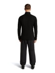 ICEBREAKER Mens Merino 400 RealFleece Grid LS Half Zip, Black (vzorek) velikost: M