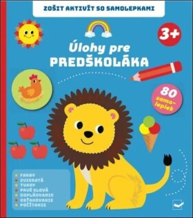 Zošit aktivít so samolepkami Úlohy pre predškoláka 3+