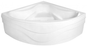 AQUALINE - DUNAJ rohová vana 150x150x48cm, bílá G1350