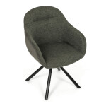 Jídelní židle, zelená, látka, DCH-Y1143 GRN2