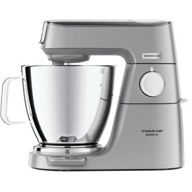 Kenwood Titanium Chef Baker XL stříbrná / kuchyňský robot / 1200 W / 7L / regulace rychlosti / vestavěná váha (KVL85.124SI)