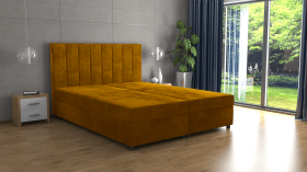 FRONTI Postel VIKI 160x200 zlatá