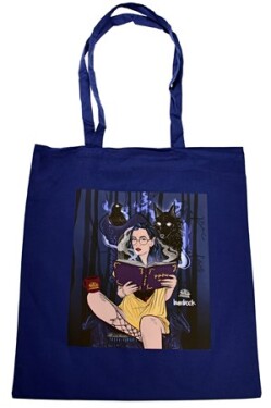 Knihoholka Hedvika fantasy - plátěná taška |