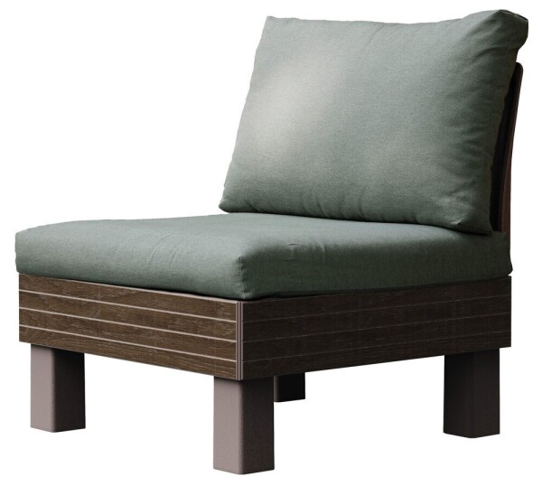 Keter ELEMENTS SIGNATURE zahradní plastové křeslo - walnut