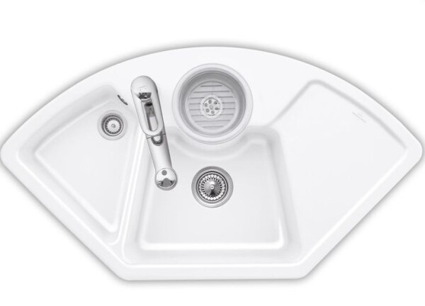 Villeroy & Boch Solo Corner 1075.20R Bílá keramika 4022693878816