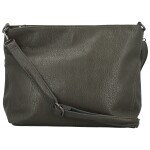 Stylová dámská koženková crossbody kabelka Gabra, šedá