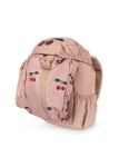 Konges Sløjd Školní batoh Cherry s pláštěnkou a vakem 12 l, růžová barva, textil