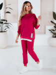 Dámská tepláková souprava TORONTO fuchsiová FashionStreet AY0955 S